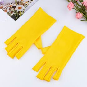Manicure UV Protection Glove (Option: Yellow)