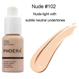 Explosive Press Type Oil Control Natural Color Matte Concealer Foundation Cream (Option: 102)