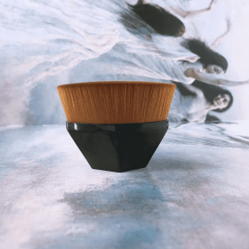 Foundation Brush BB Cream Makeup Brushes Loose Powder Brush Flat Kit (Option: Black2pcs)