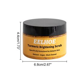EELHOE Turmeric Body Scrub Cleansing Exfoliating Melanin Whitening Moisturizing Skin Scrub (Option: 1Pcs)