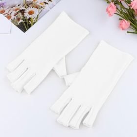 Manicure UV Protection Glove (Option: White)