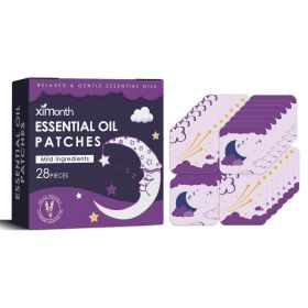 Ximonth Essential Oil Good Night Patch Help To Fall Asleep Quickly At Night Relieve Body Muscle Fatigue Stress Sleep Patch (Option: 1Pcs)