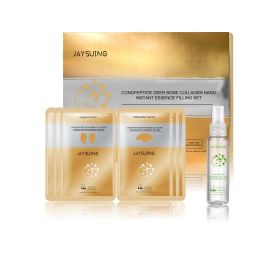 Jaysuing Taro Peptide Deer Collagen Extracts Set Fades Fine Lines, Prevents Aging, Moisturizes & Firms Facial Skin (Option: 1Pcs)
