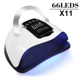 UV LED Nail Lamp Professional LED Nail Dryer For Gel Nails With Removable Base, Touch Screen 4 Timers And Automatic Sensor UV LED Nail Lamp Profe (Option: X11 MAX)